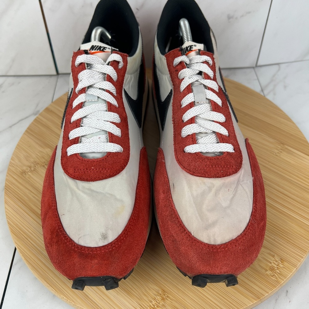 Nike Daybreak Mens Size 12 Pure Platinum Red Black Running Shoes DB4635-001 - Picture 4 of 12